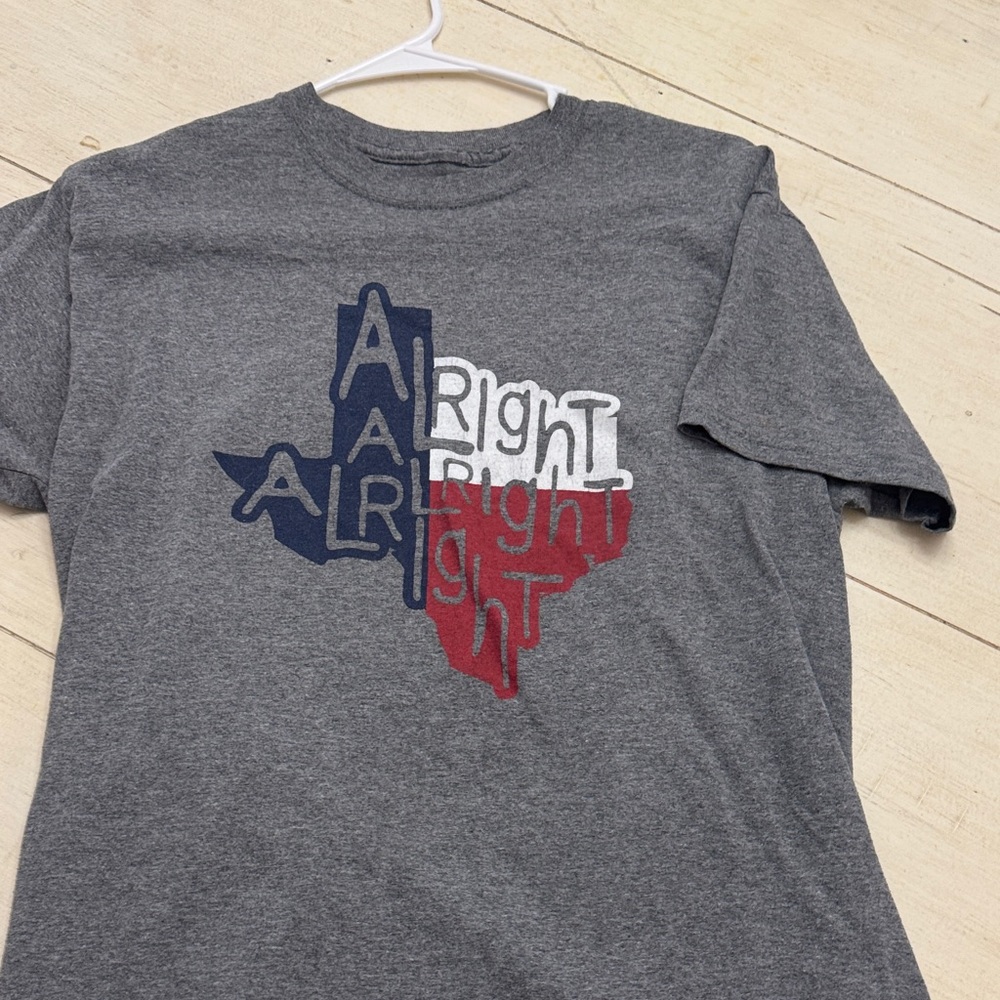 Gray Texas Graphic T-Shirt